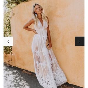 vici dolls white maxi